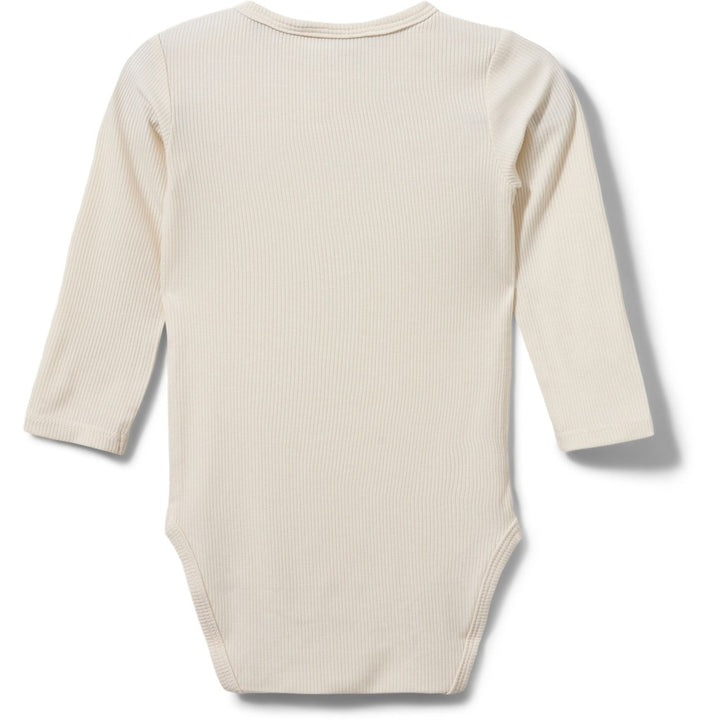 Rib Bodystocking, Off White