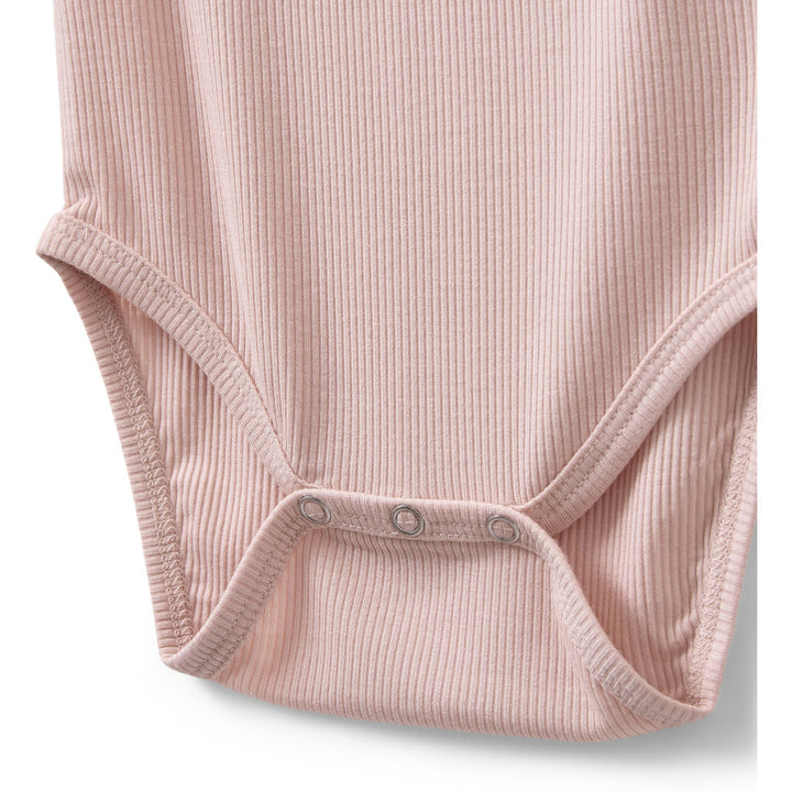 Rib Bodystocking, Light Rose