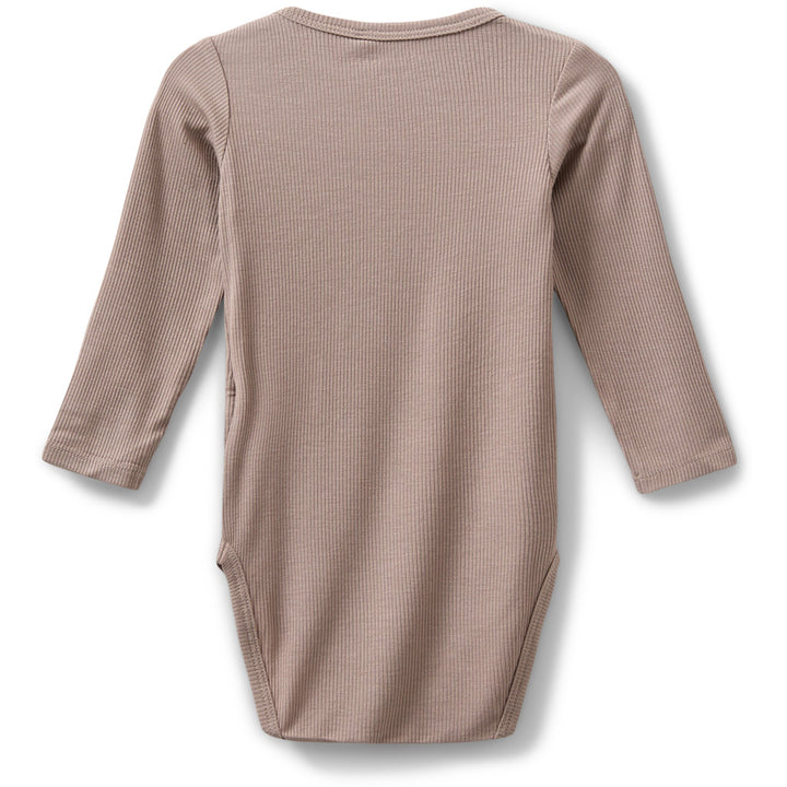 Rib Bodystocking, Dark Sand