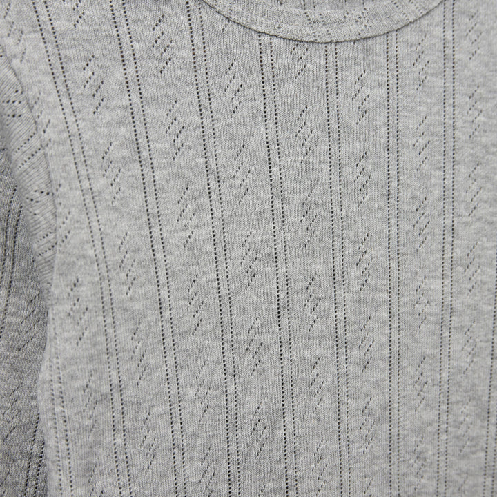PETRICIASY POINTELLE BLUSA - GREY