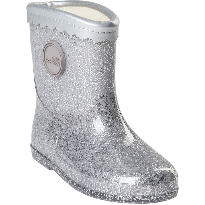 SILVER RUBBER BOOT W. LiINING