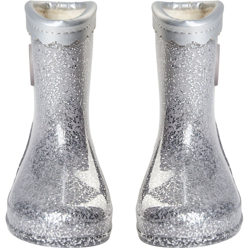 SILVER RUBBER BOOT W. LiINING