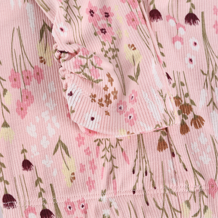 Leggings, floral pink