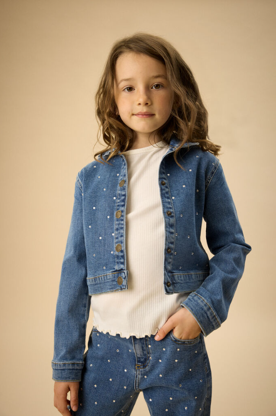 Jeans Denim Rhinestones