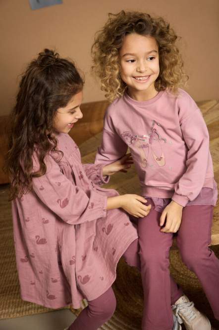 Pants Flared, Rose Brown