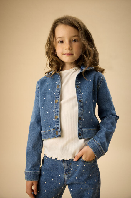 Jacket Denim Rhinestones