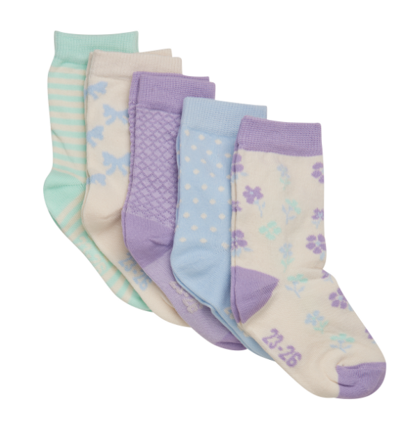 Sokkar 5-pack, Lavander