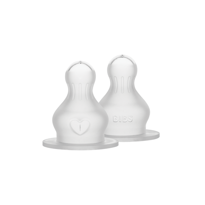 Baby Bottle Nipple Round Silikon 2 pack